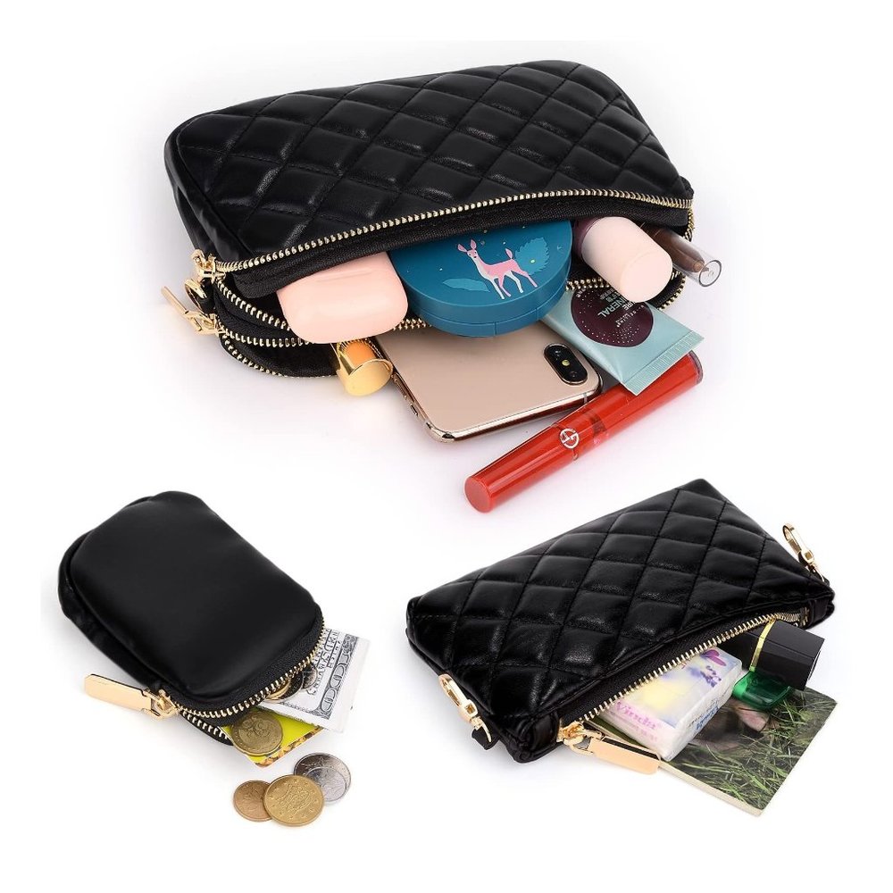 Small-Crossbody-Bags-for-Women 3 in 1 Multipurpose Shoulder Purse - Picture 4 of 8